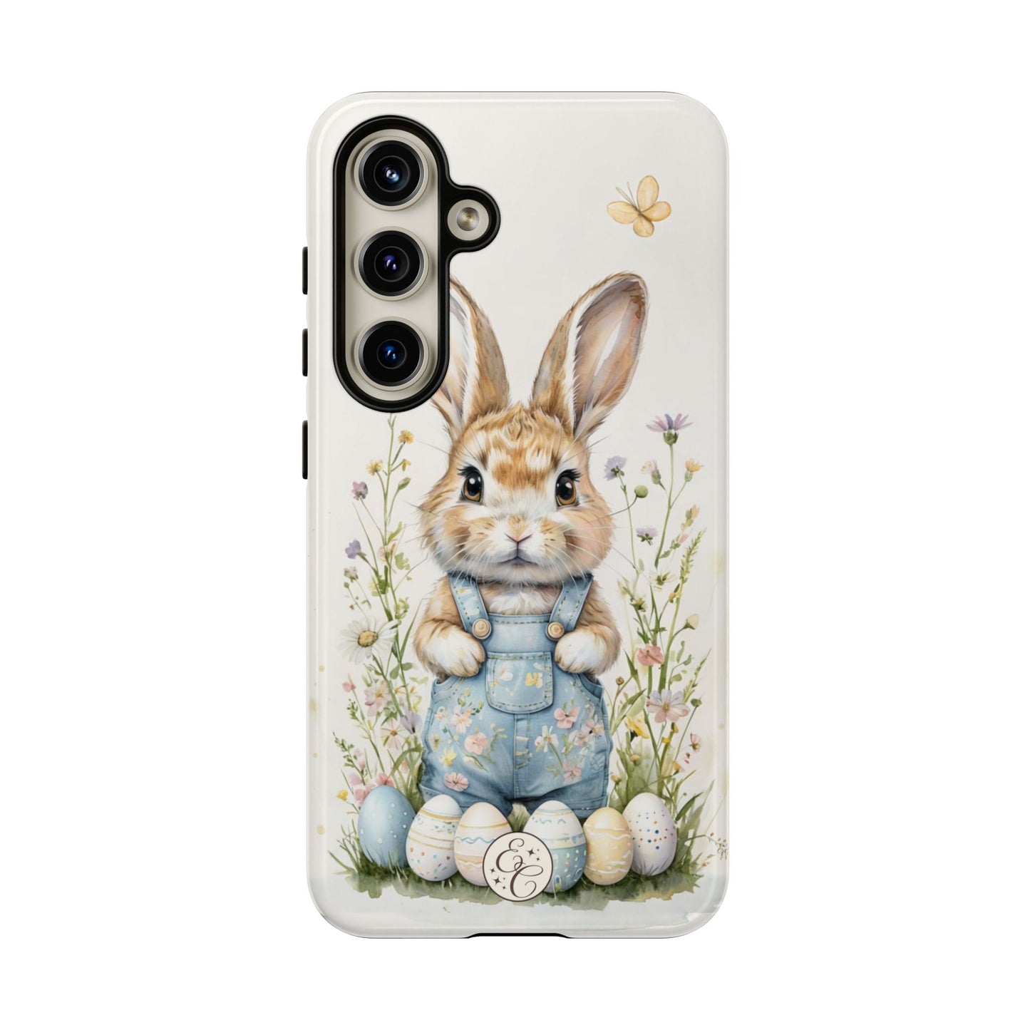 Bunny with Easter Eggs Tough Phone Case