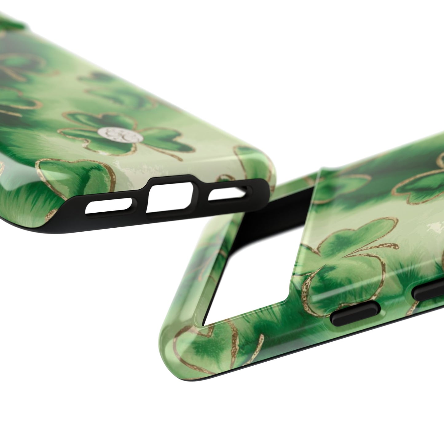 Shamrock Watercolor Pattern Tough Phone Case