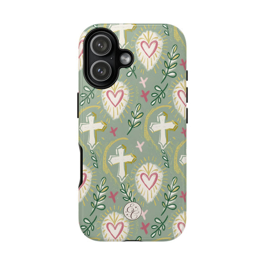 Christian Cross Boho Pattern Tough Phone Case