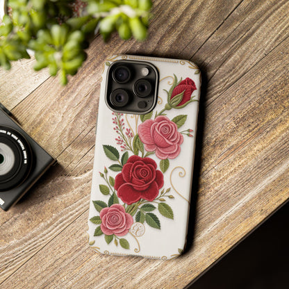Elegant Rose Garden Tough Phone Case