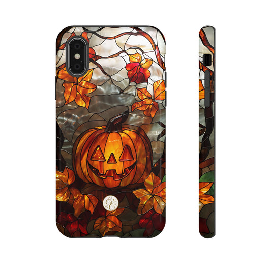 Stained Glass Pumpkin Tough Phone Case