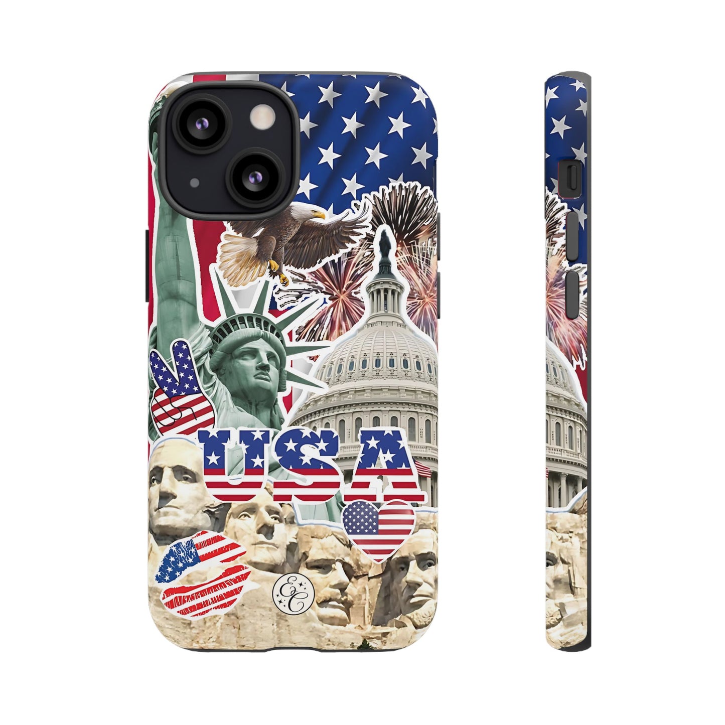 Patriotic USA Collage Tough Phone Case