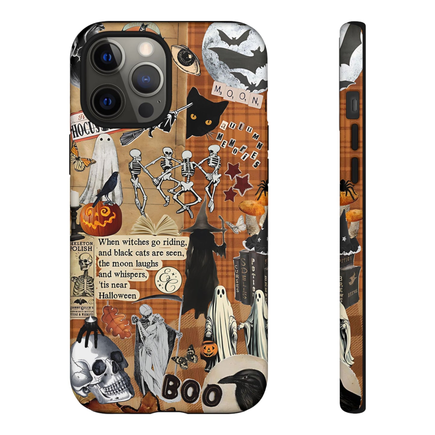 Halloween Spooky Collage Tough Phone Case