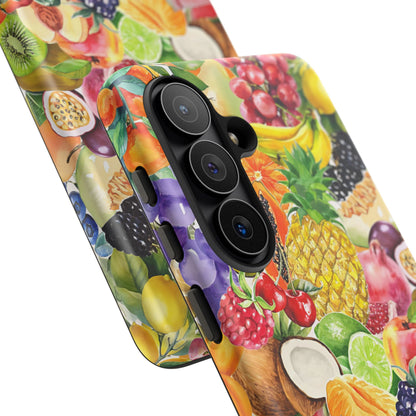 Colorful Fruits Collage Tough Phone Case