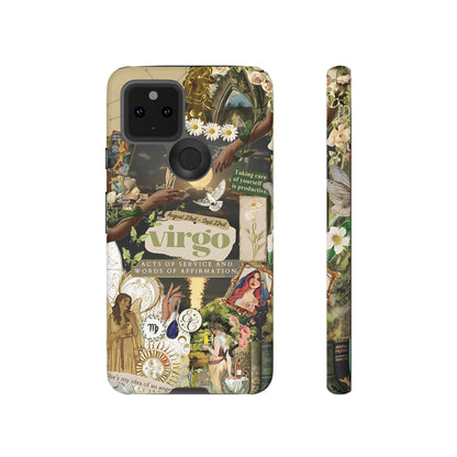 Virgo Vintage Zodiac Collage Tough Phone Case