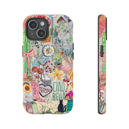 Coquette Art Collage Tough Phone Case