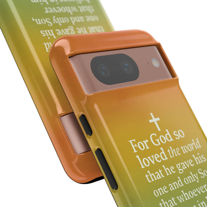 John 3:16 Tough Phone Case