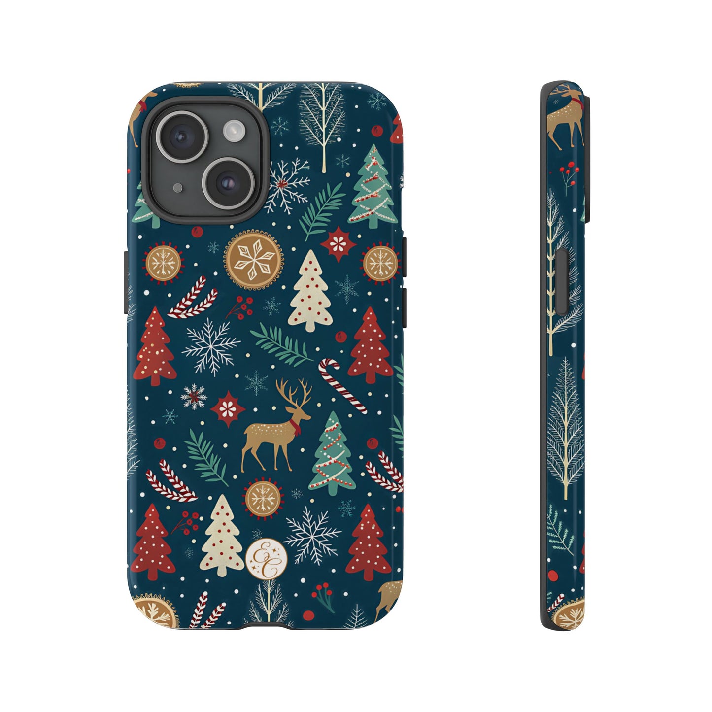 Christmas Holiday Pattern Tough Phone Case
