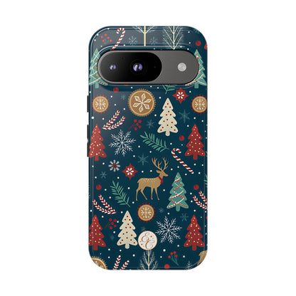 Christmas Holiday Pattern Tough Phone Case