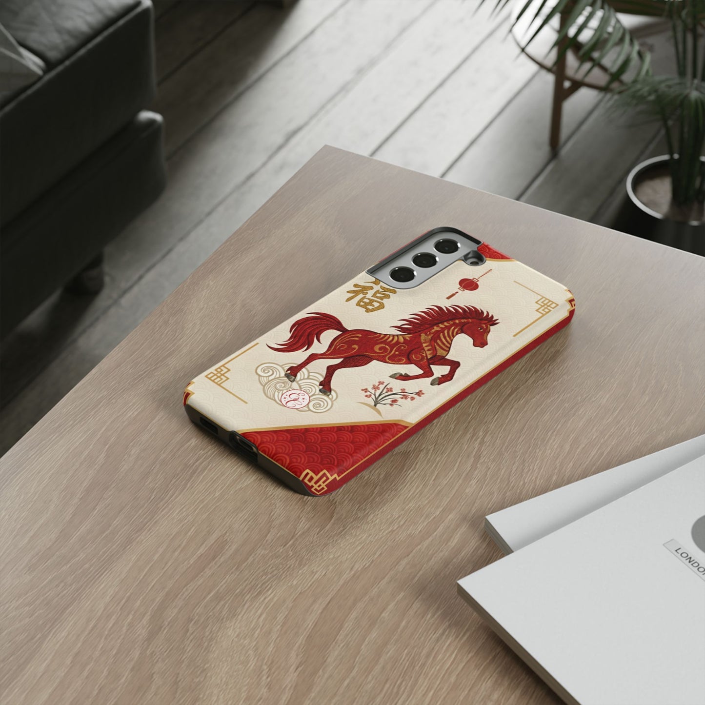 Chinese Zodiac Horse Tough Phone Case