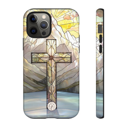 Stained Glass Cross Tough Phone Case