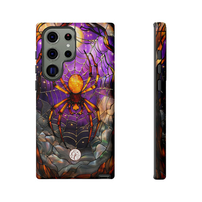 Stained Glass Spider Tough Phone Case