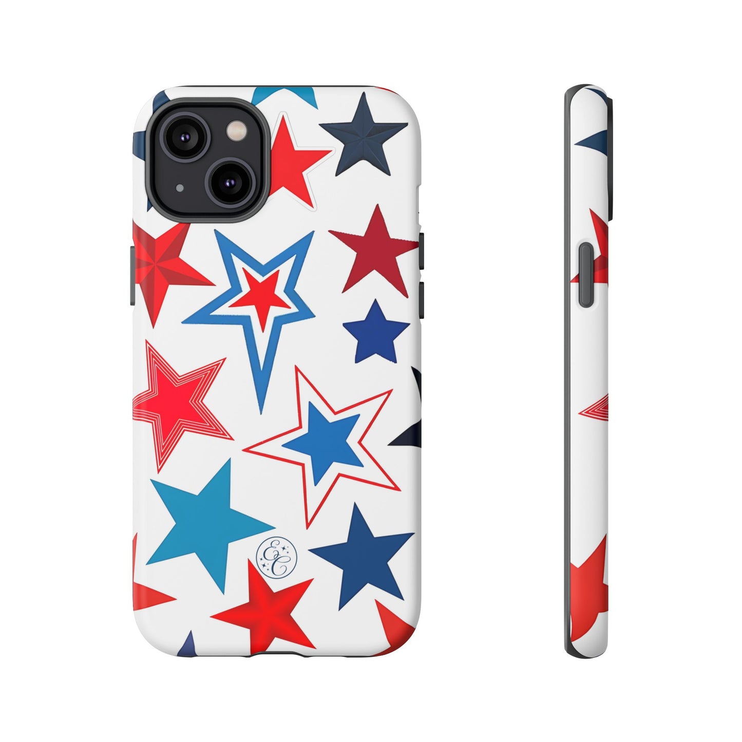 Patriotic Star Pattern Tough Phone Case