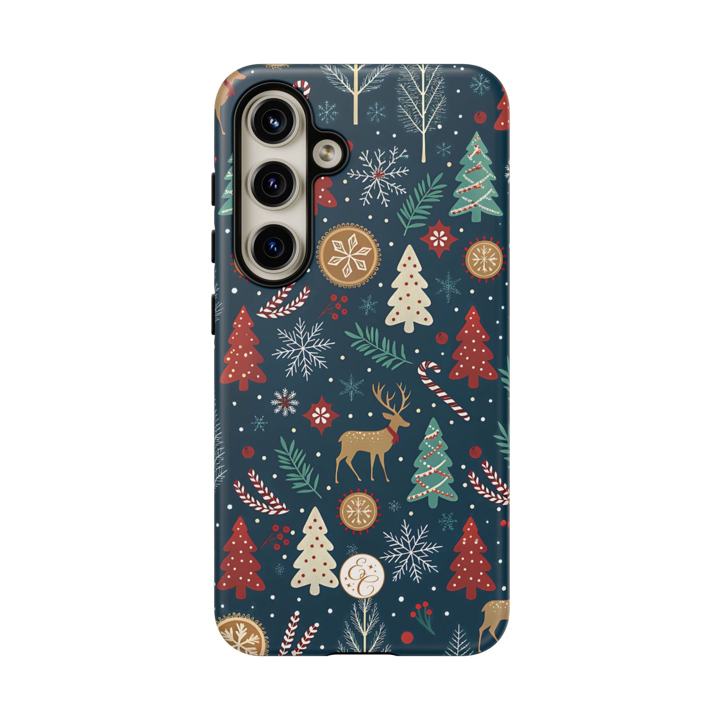 Christmas Holiday Pattern Tough Phone Case