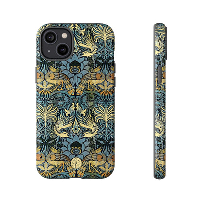 William Morris Peacock and Dragon Tough Phone Case