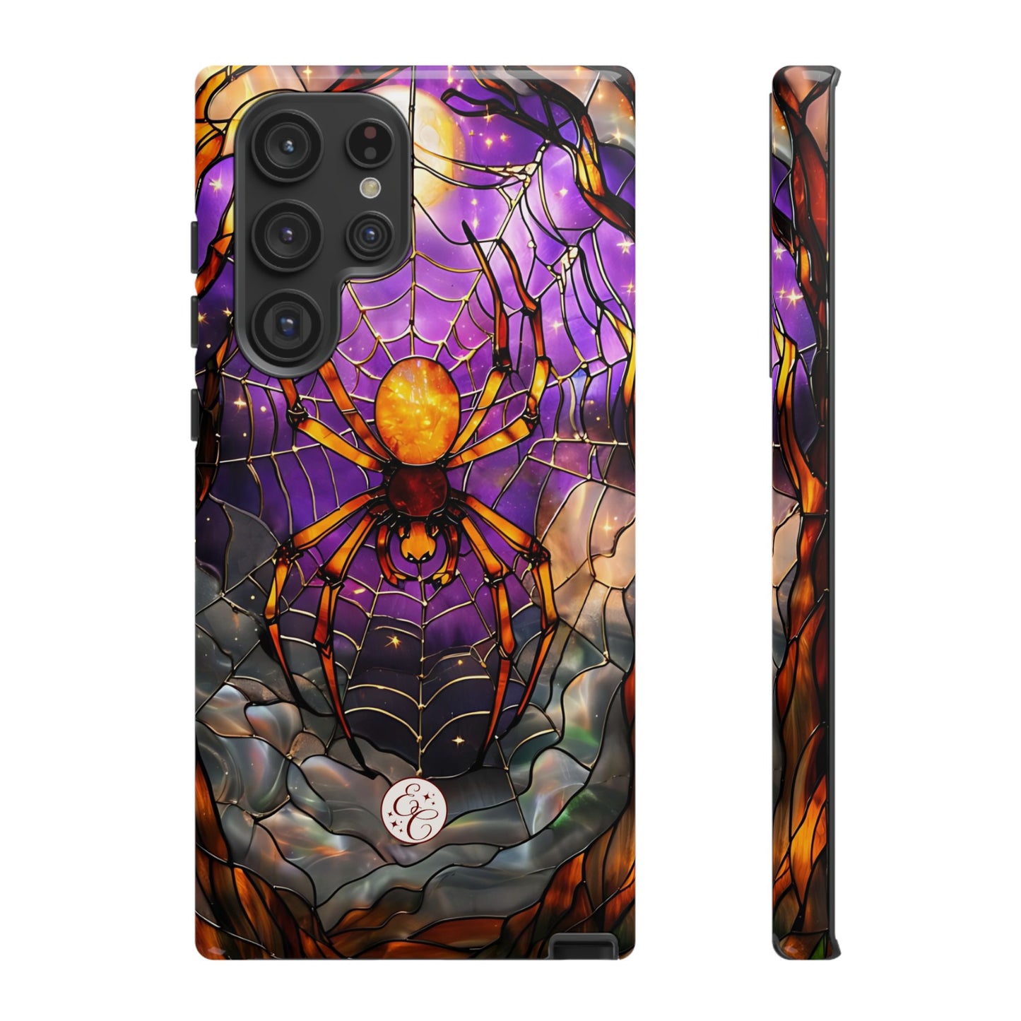 Stained Glass Spider Tough Phone Case