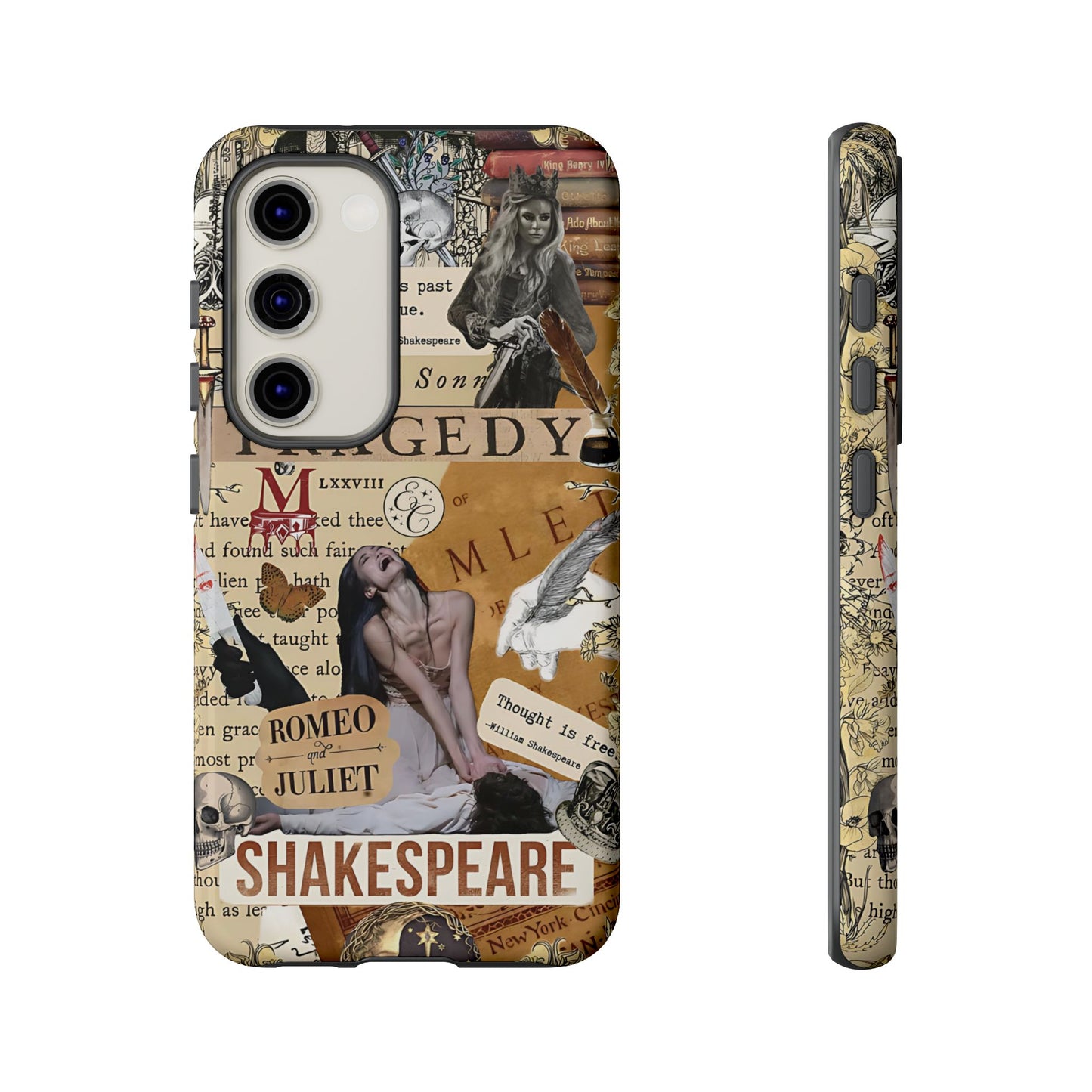 Shakespeare Tragedy Collage Tough Phone Case