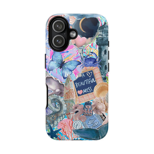 Beautiful Mess Collage Tough Phone Case