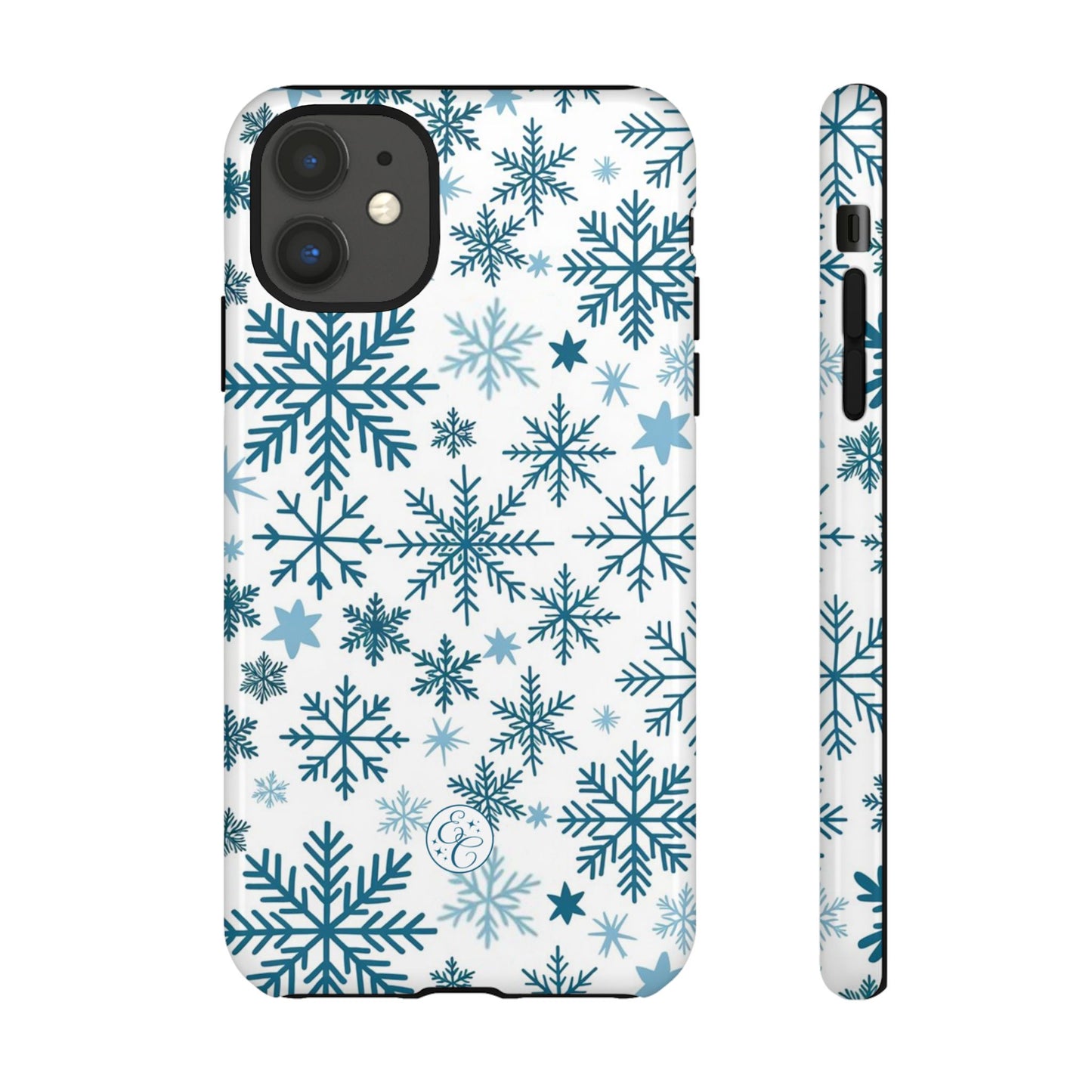 Winter Snowflakes Pattern Tough Phone Case