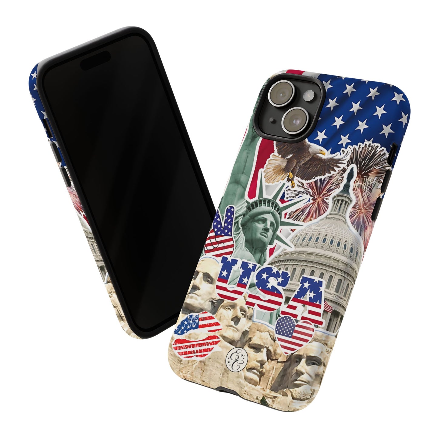 Patriotic USA Collage Tough Phone Case