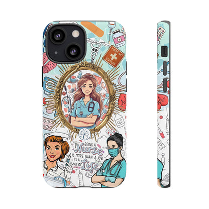 Nurse Art Tough Phone Case