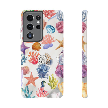 Coral & Sea Shells Tough Phone Case