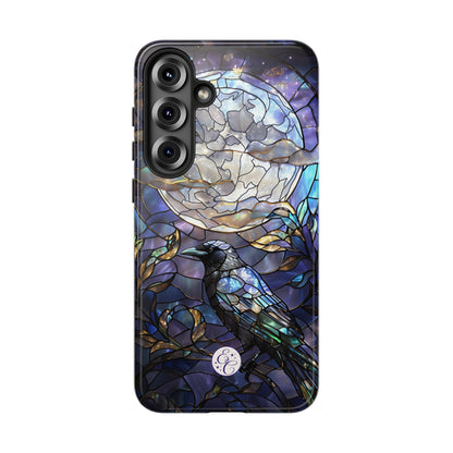 Stained Glass Raven Tough Phone Case