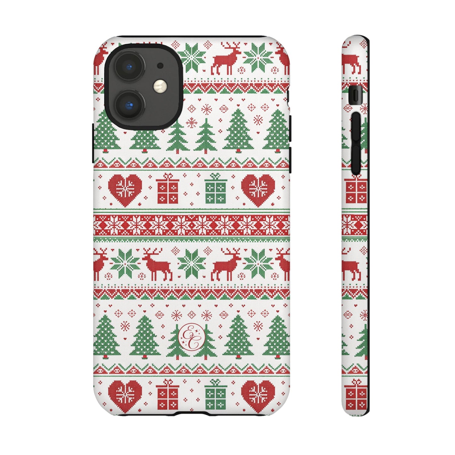 Ugly Christmas Sweater Pattern Tough Phone Case