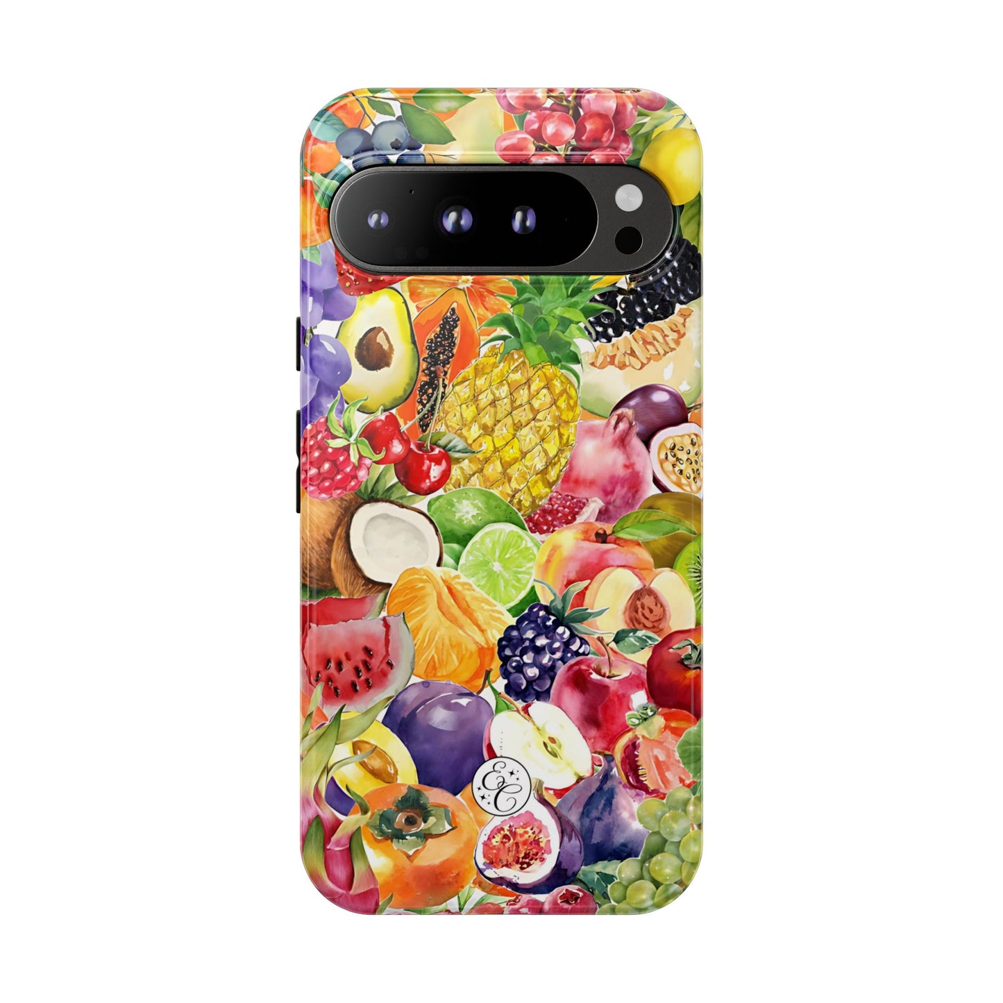 Colorful Fruits Collage Tough Phone Case