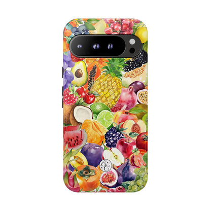 Colorful Fruits Collage Tough Phone Case