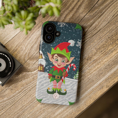 Christmas Naughty Elf Tough Phone Case