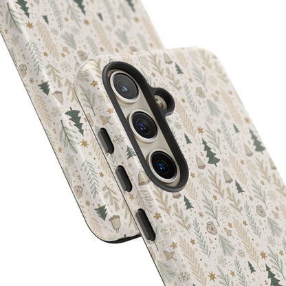 Boho Christmas Forest Tough Phone Case