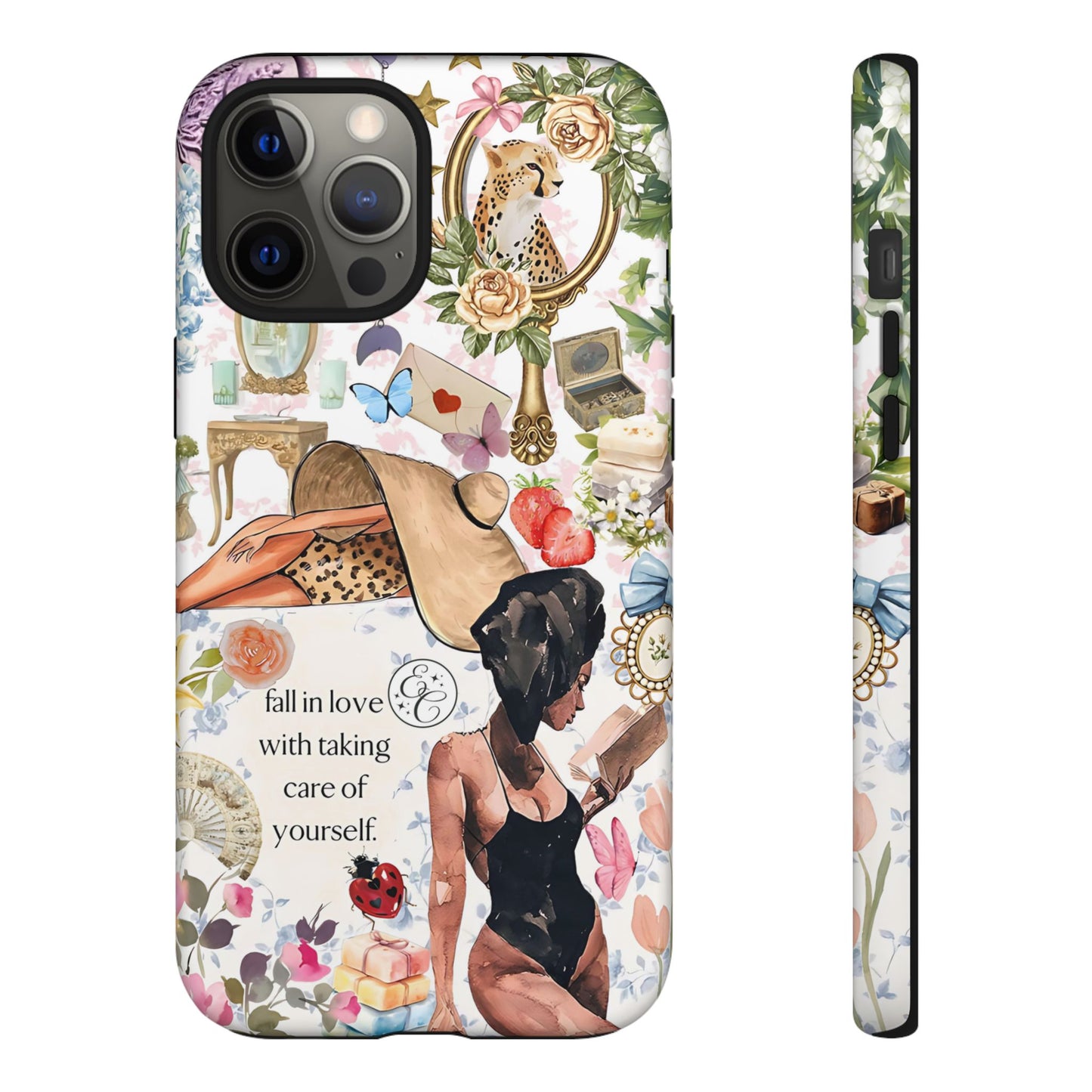 Aesthetic Coquette Collage Tough Phone Case