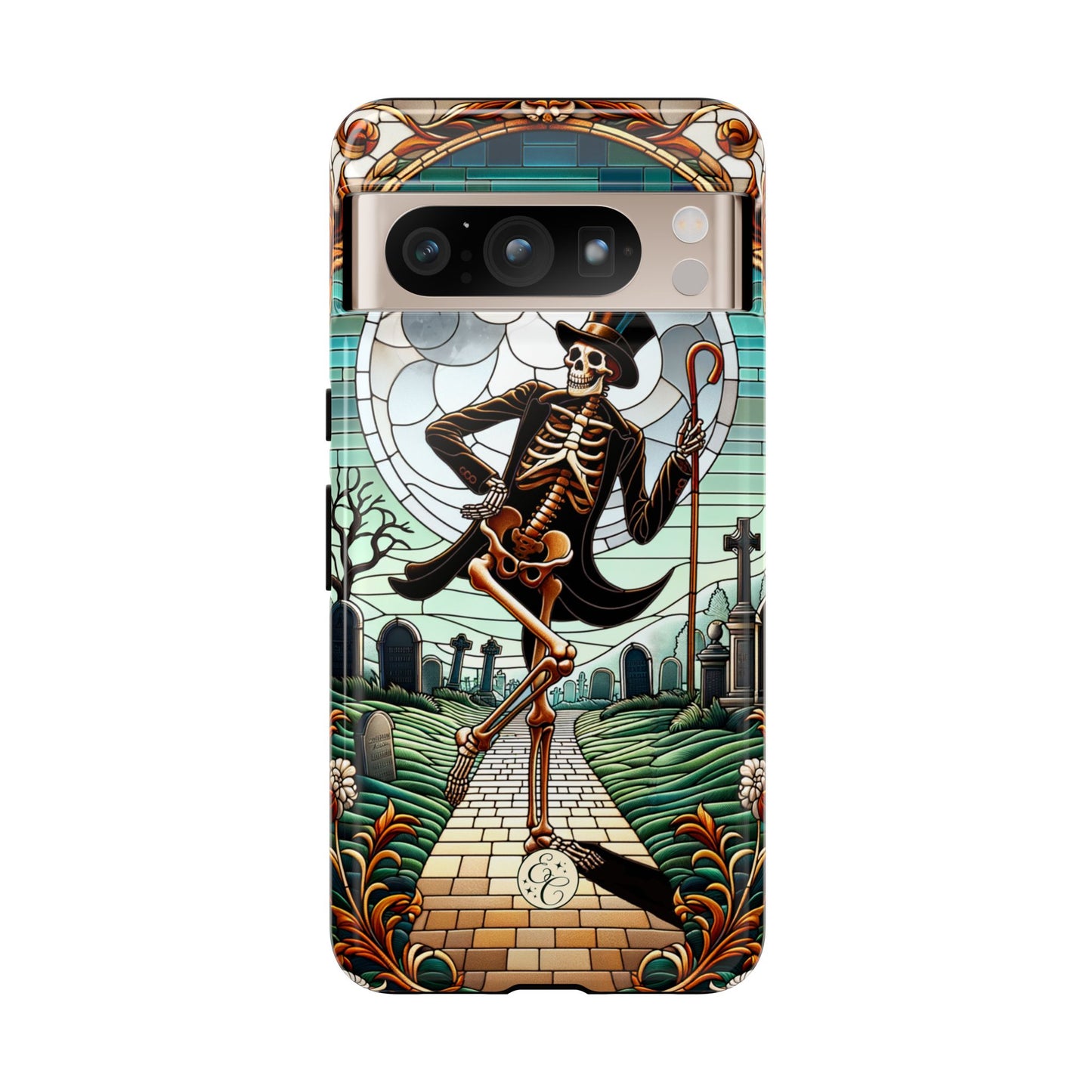 Dancing Skeleton Tough Phone Case