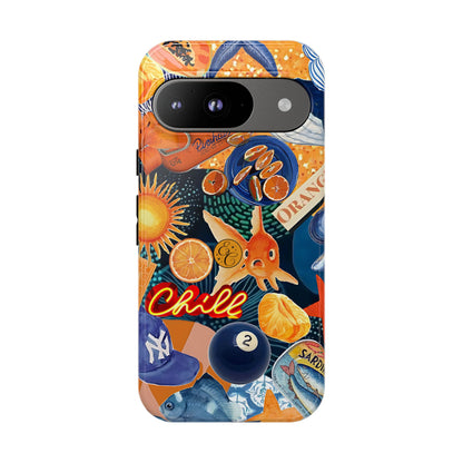 Nautical and Citrus Tough Phone Case