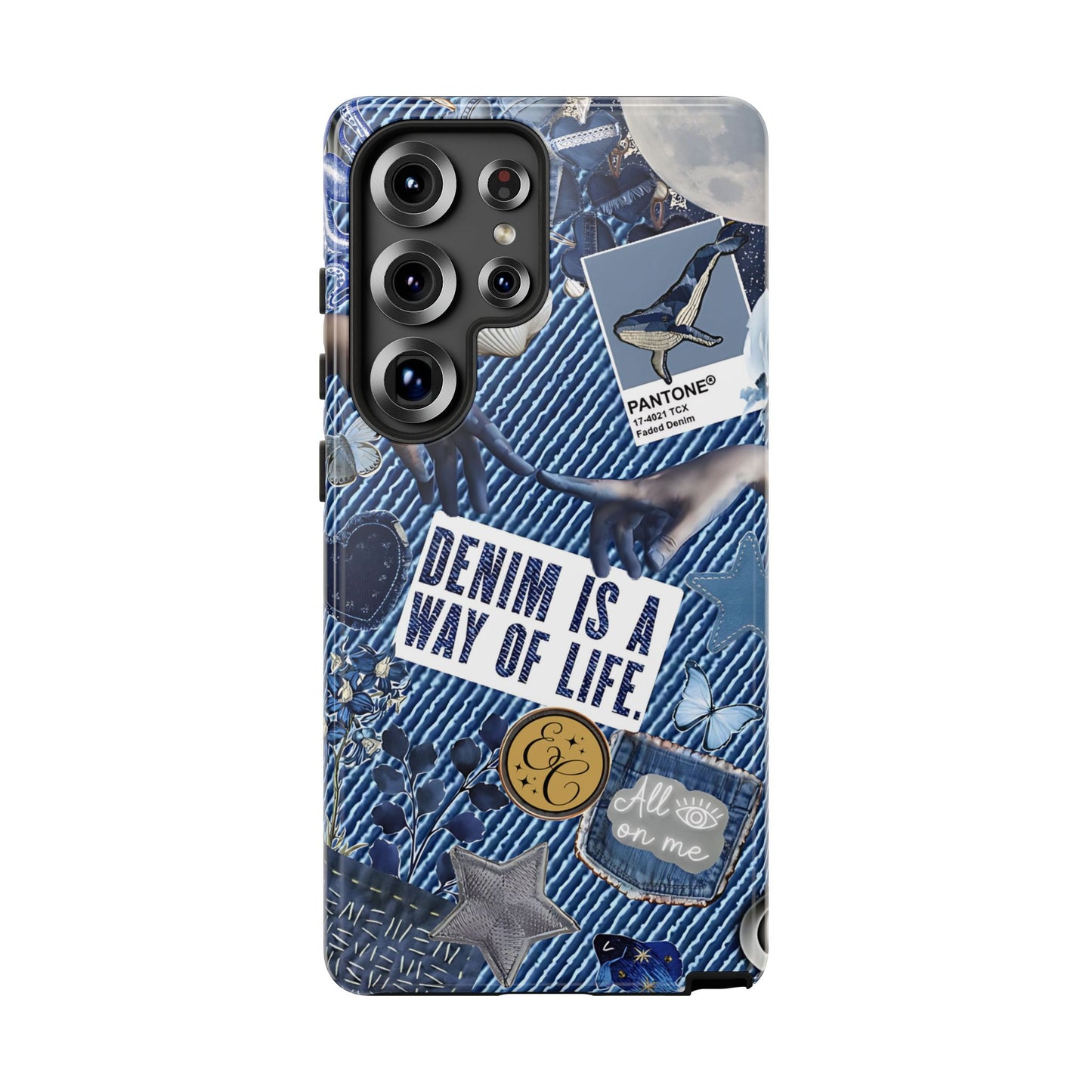 Denim Texture Tough Phone Case