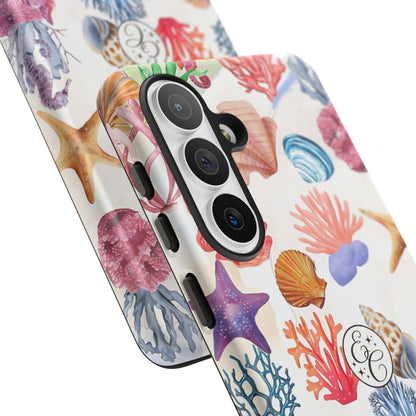 Coral & Sea Shells Tough Phone Case