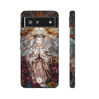 Virgin Mary Stained Glass Tough Phone Case