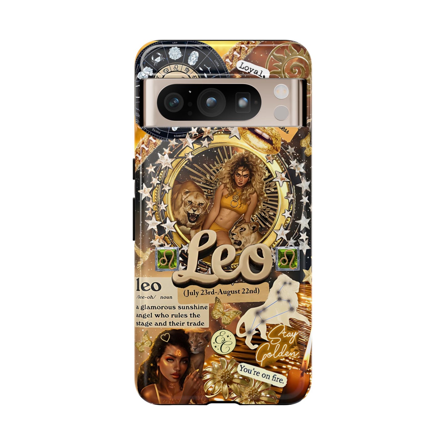 Leo Zodiac Sign Tough Phone Case