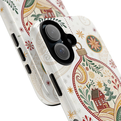 Cozy Christmas Ornament Tough Phone Case