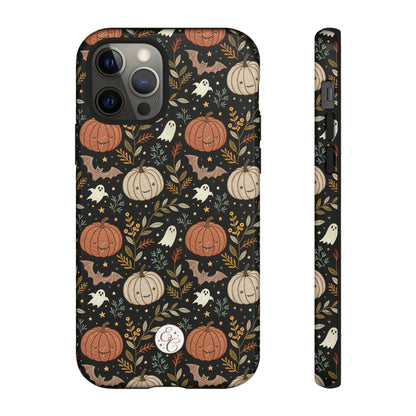 Spooky Halloween Boho Pattern Tough Phone Case