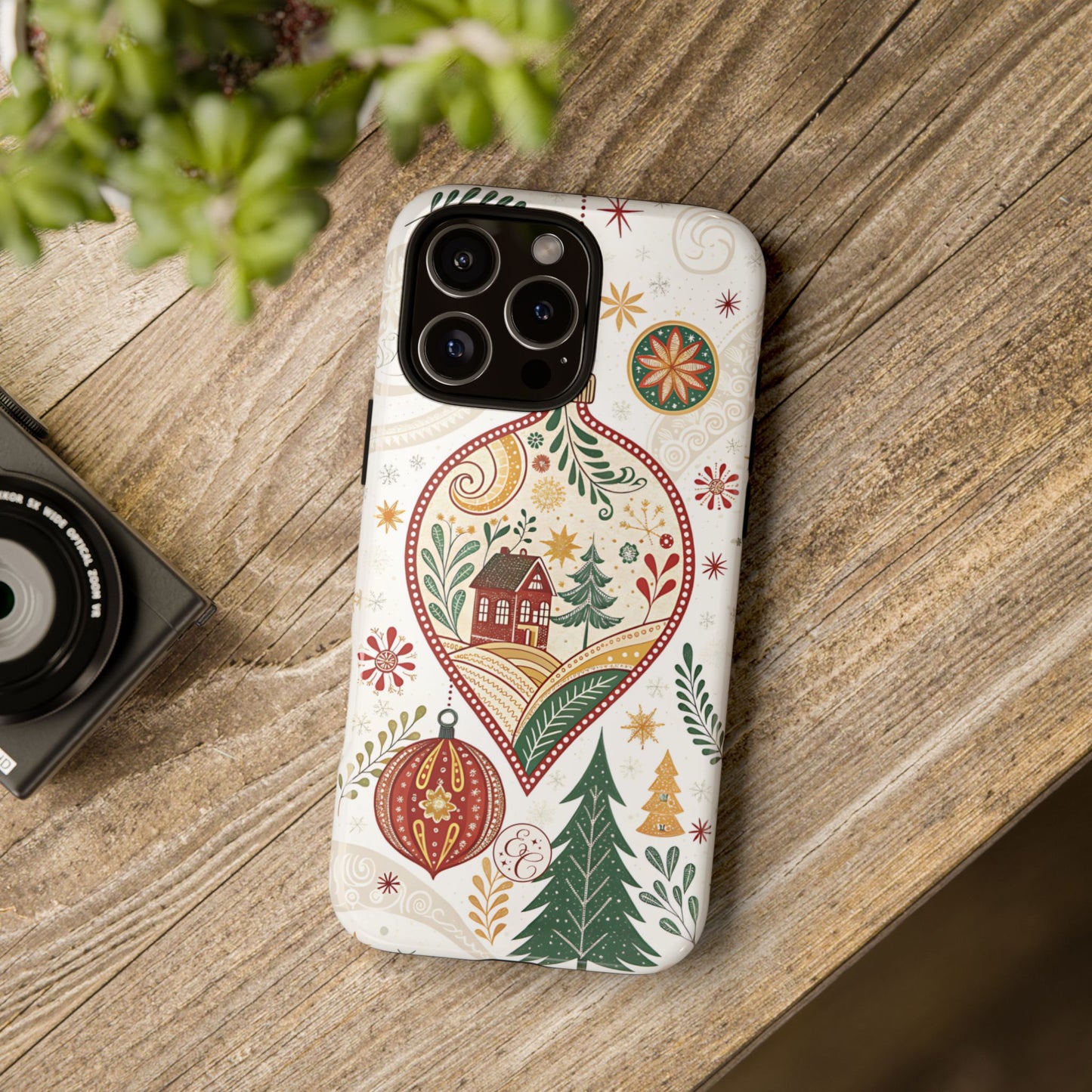 Cozy Christmas Ornament Tough Phone Case