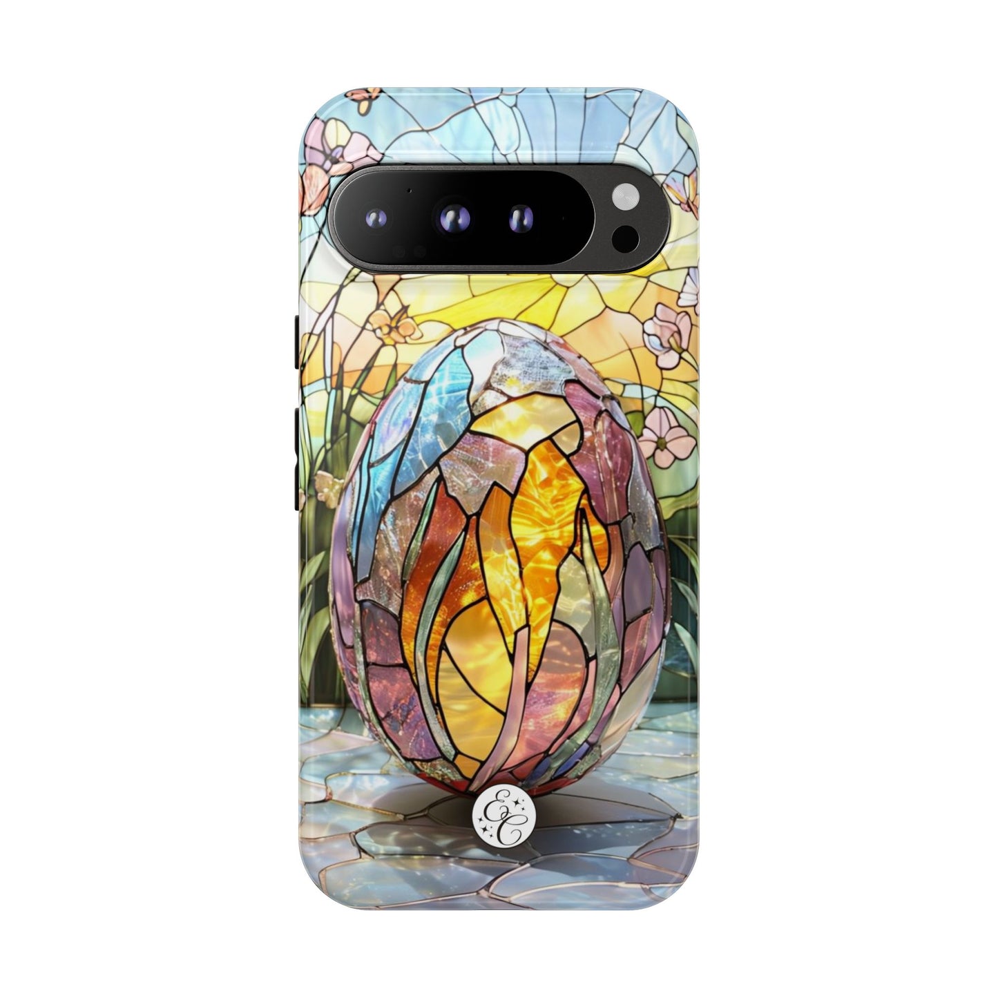 Easter Egg Stained Glass Tough Phone Case