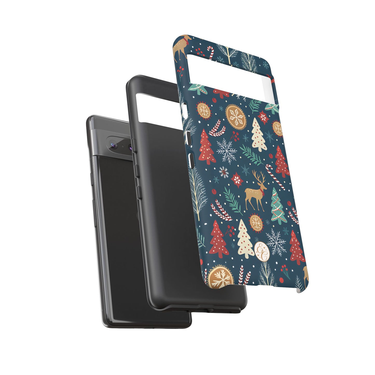 Christmas Holiday Pattern Tough Phone Case