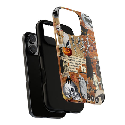 Halloween Spooky Collage Tough Phone Case
