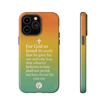John 3:16 Tough Phone Case