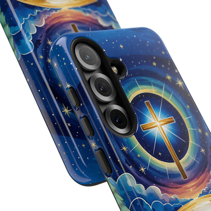 Celestial Cross - John 3:16 Tough Phone Case