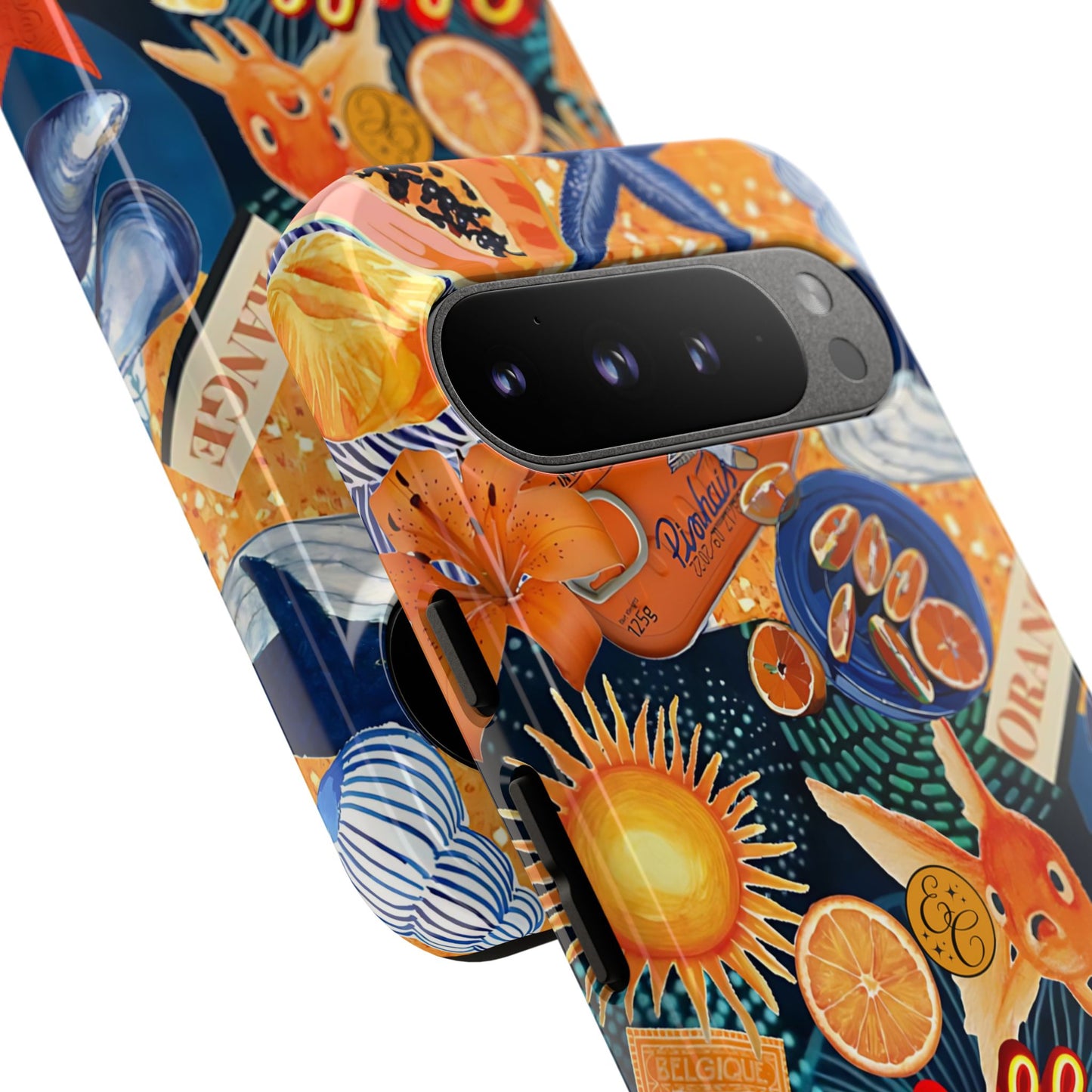Nautical and Citrus Tough Phone Case
