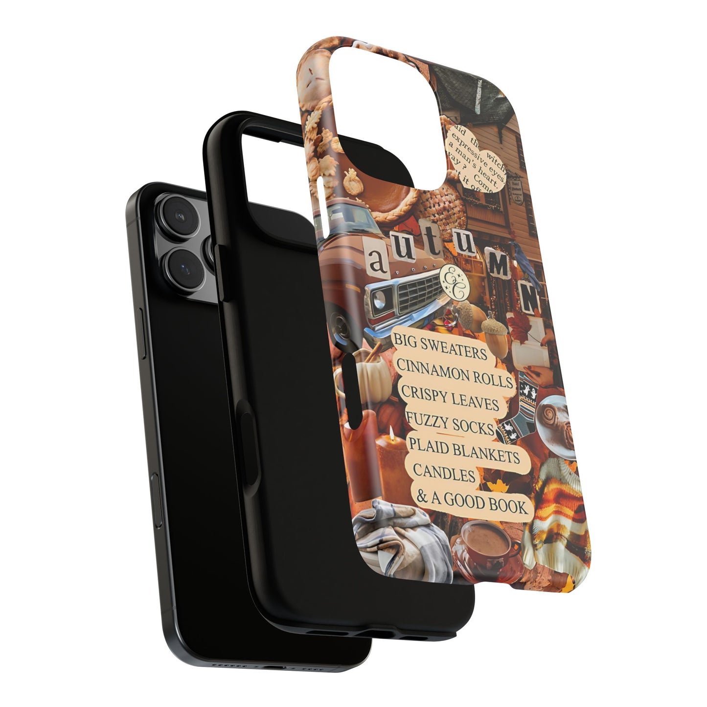 Autumn Aesthetic Collage Tough Phone Case