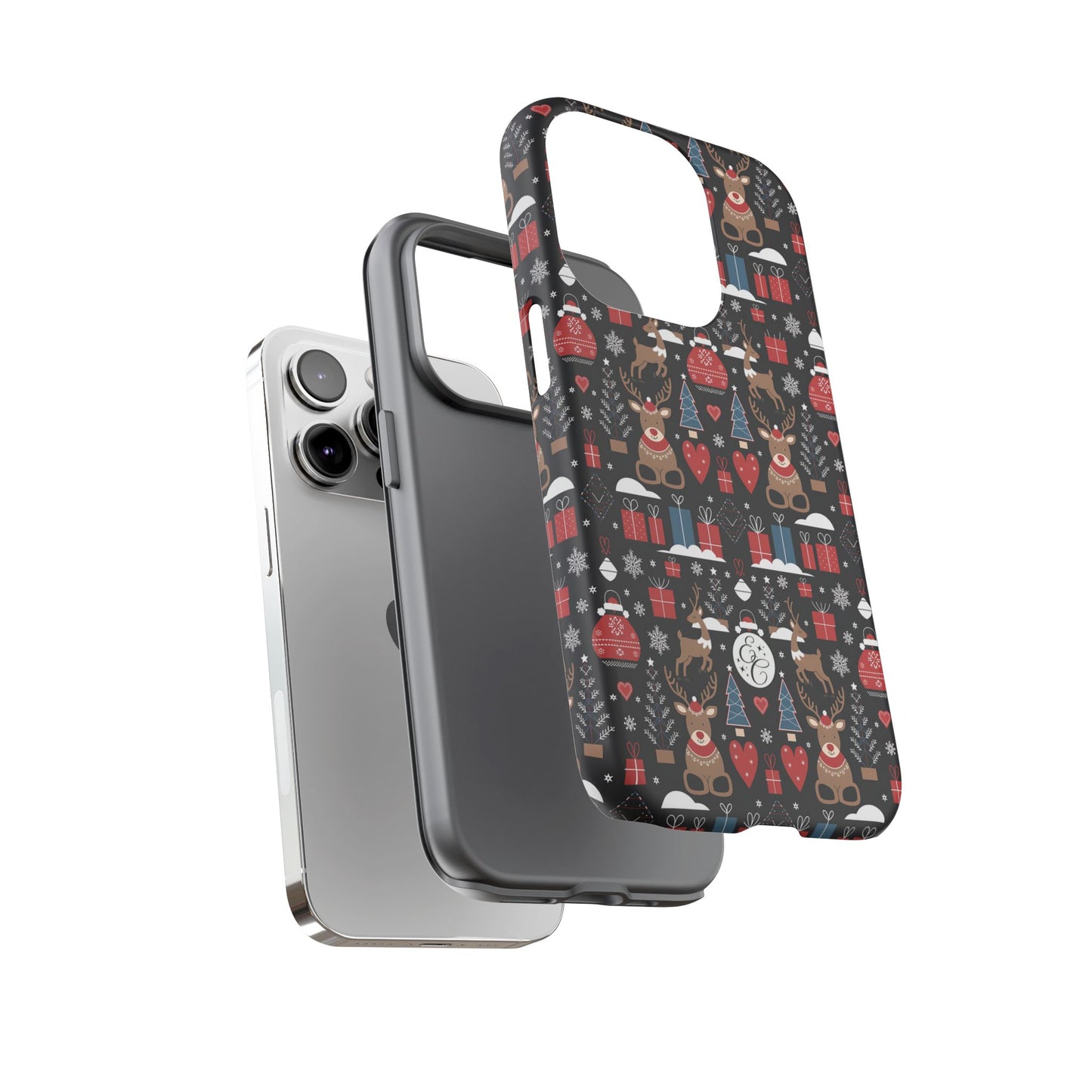 Christmas Holiday Pattern Tough Phone Case